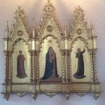 Triptych displayed in St. John's nave.