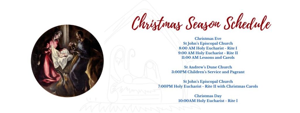 St Johns Christmas Schedule