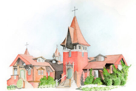 saint andrew's dune church in Southampton, New York